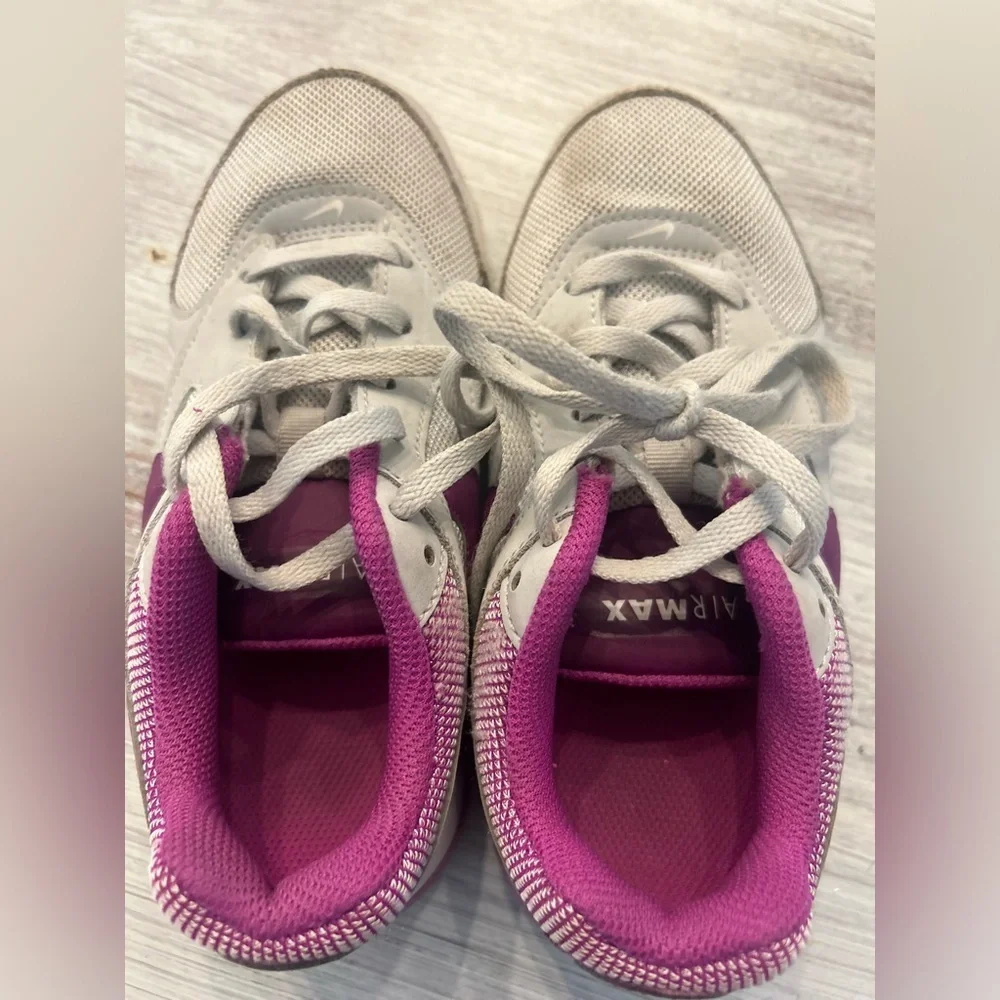 Nike Airmax Trainers Kids' Purple and White Sneakers
